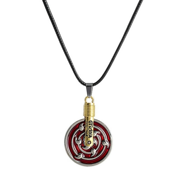 Naruto Kakashi Leather Necklace Pendant US Seller